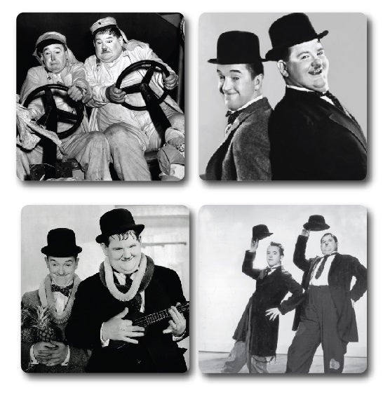 Laurel & Hardy Coaters
