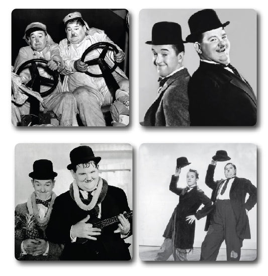 Laurel & Hardy Coaters